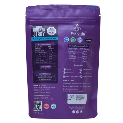 Furlords Classic Chicken Jerky