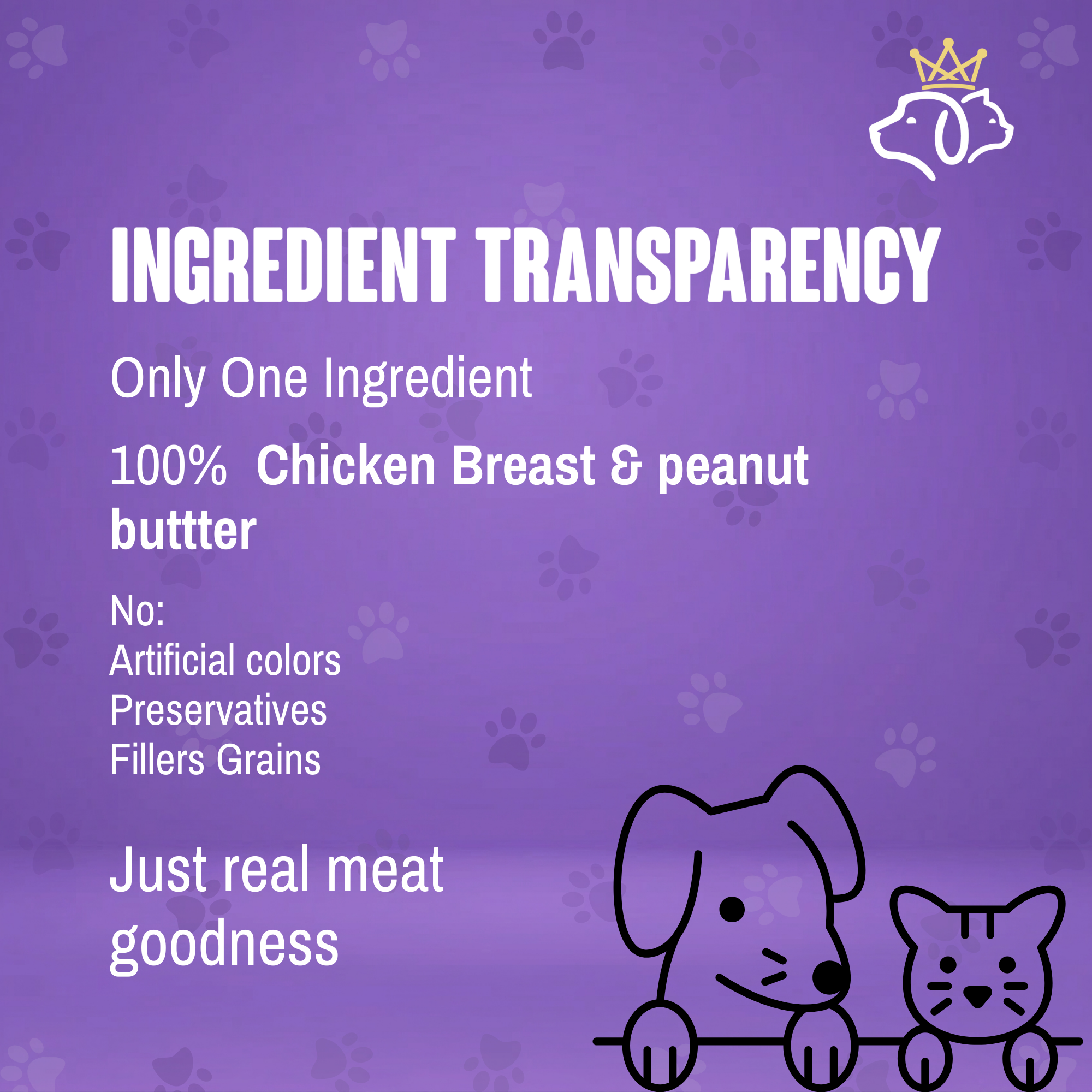 Furlords Peanut Butter Chicken Jerky